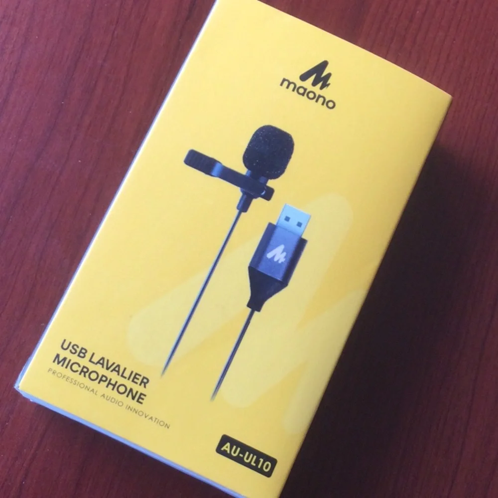 MAONO UL10 USB Lavalier Microphone Plug & Play